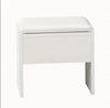 Corner Vanity with Hollywood Large Mirror, Vanity with 5 Drawers and Stool