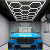 14 Hexagon LED Lighting Car Detail Garage Workshop Retail Lighting Gym Home UK