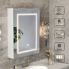 LED Bathroom Mirror Cabinet with Demister illuminated Storage Cabinet Wall Mount
