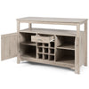 Kitchen Buffet Sideboard Rustic Cupboard Storage Organizer w/Wine Rack