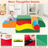 7Pcs Lightweight Foam Corner Climber w/Removable PU Leather-Colorful
