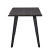 Brown Dining Table Kitchen Dining Room Garden Table Metal Straight Legs Morden