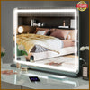 80X55CM LED Vanity Mirror Light Dressing Table Hollywood Make Up Mirror W/ USB