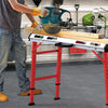 Portable and Folding Work Table Welding Bench Adjustable Workbench