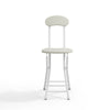 2/4pcs Folding Wooden Folding Chair Bar Stool Backrest Breakfast Kitchen Office