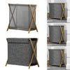 S/M/L Collapsible Fabric Laundry Hamper Foldable Clothes Bag Washing Bin Baskets