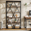 Tribesigns 71-inch Tall Bookshelf, 6 Tier Industrial Large Bookcase, Brown