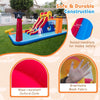 Kids Inflatable Water Park Water Slide w/Splash Pools Climbing Wall Bounce House