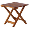 Solid Acacia Wood Folding Garden Table Outdoor Coffee Furniture