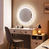 60cm Bathroom Mirror LED Illuminated Mirror Wall-Mounted Mirror w/Demister Pad