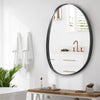 Framed Arched Mirror Wall Mounted Vanity Makeup Bedroom Glass Dressing Mirror