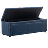 Large Chesterfield Storage Ottoman Bench Box Widnow Seat Stool Bedroom Footstool