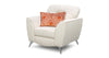 Dawson Ivory Basket Weave Armchair RRP £549
