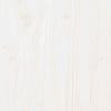 Bed Frame with Headboard White 180x200 King Solid Wood Pine Z5K1