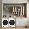 Heavy Duty Clothes Rail Pipe Garment Rack Wall Mounted Hanging Pole Fitting Room