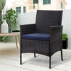 Outdoor Furniture Coffee Table Patio Furniture Garden Metal Table Rattan Chairs