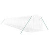 Greenhouse with Steel Frame White 32 m² 16x2x2 m vidaXL