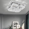Modern LED Chandelier Light FlushMount Crystal Ceiling Light Living Bedroom Lamp