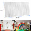 20FT 10FT 7FT Silk Backdrop Curtain Wedding Photo Drape Wall Window Venue Decor