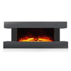 52inch 2kW Electric Fireplace Suite Remote WIFI Control 7 Media Flame Side Lamp