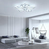 Modern Chandelier LED Lamp White Frame Ceiling Light Living Room Pendant Lights