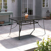 Garden Bistro Furniture Table Rattan Chairs Variable Shape with Umbrella Hole
