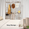 Costway Retro 3-Panel Room Divider 6FT Folding Privacy Screen Room Separator