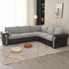 Luxury 2, 3 Seater Linen Fabric Couch Sofa Corner Chaise Living Room Furniture