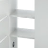 Corner Dressing Table Workstation Foldable Shelf Storage Display Desk Cupbpard