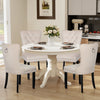 1/2/4/6 Velvet Dining Chairs Accent Seat Windsor Kitchen Dressing Room Bedroom