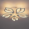 Maple Leaf Chandelier White Frame LED Ceiling Light Living Room Pendant Lights