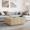 Coffee Table with Sonoma Oak 100x100x40 C9I8