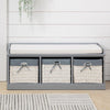 Shoe Storage Bench Seat Shoes Cabinet Rack Hallway Organiser Cupboard Entrance