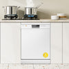 COMFEE' Freestanding Dishwasher with 12 place settings Half Load Function White
