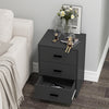 3 Drawer Wooden Bedroom Bedside Cabinet Furniture Storage Nightstand Side Table