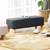 Dark Grey Bench Shoes Chaning Stool Kid Chair Long Footstool Living Room Bedroom