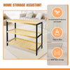 3 TIER NATURAL BAMBOO SHOE RACK ORGANISER STAND STORAGE SHELF UNIT
