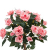 90cm Artificial Rose Tree Potted Indoor Outdoor Wedding Pink Flower Garden Decor