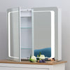 Anti-fog LED Illuminated Bathroom Mirror Cabinet IP44 Demister Sensor Bluetooth