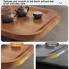 C Shaped Brown Side Table For Couch Adjustable Height Bedroom Coffee End Table