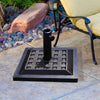 Patio Market Umbrella Base Heavy-Duty Umbrella Holder Outdoor Patio Stand