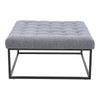 Large Square Footstool Chesterfield Pouffe Foot Stool Ottoman Bench Coffee Table