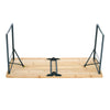Large Wooden Folding Picnic Beer Table Trestle Outdoor Garden Bistro Furniture