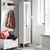 Bathroom Mirror Cabinet Storage Single Door Tallboy Mirrored Cupboard Furniture