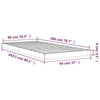 Bed Frame 90x200 Solid Wood Pine U6Z2