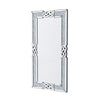 XL Crystal Crush Diamond Wall Mirror Full Body Carved Knot Vanity Accent Mirror