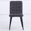 Set of 2/4Pcs Dining Chairs Velvet/PU Padded Seat Metal Legs Home Office Kitchen