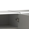 Modern TV Stand 175 cm Storage Cabinet Entertainment Unit for Living Room, White