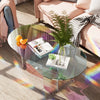 Acrylic Coffee Table Clear Iridescent Side Table Colorful Table Living Room Deco