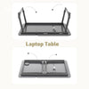 Folding Laptop Table Stand Bed Tray Sofa Lap Portable Computer Desk Breakfast